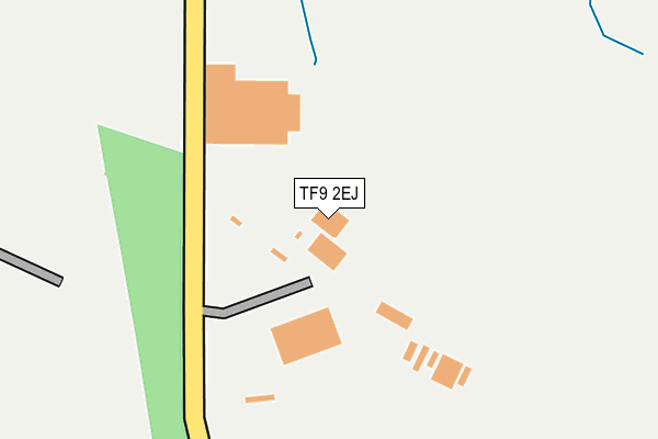 TF9 2EJ map - OS OpenMap – Local (Ordnance Survey)