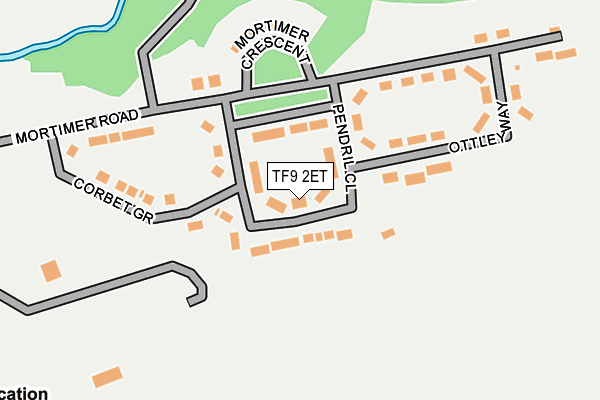 TF9 2ET map - OS OpenMap – Local (Ordnance Survey)