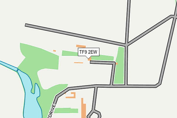 TF9 2EW map - OS OpenMap – Local (Ordnance Survey)