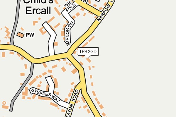 TF9 2GD map - OS OpenMap – Local (Ordnance Survey)
