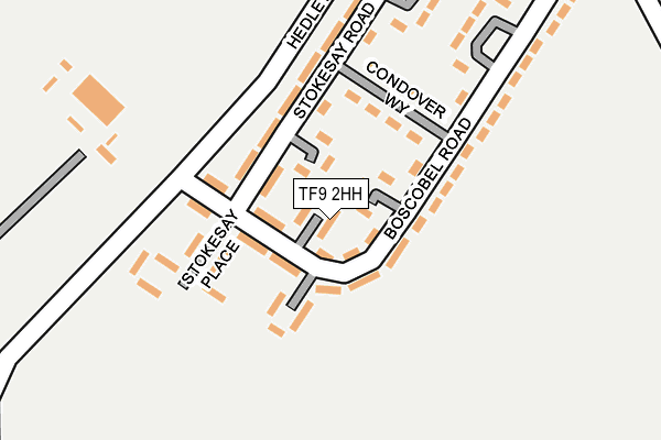 TF9 2HH map - OS OpenMap – Local (Ordnance Survey)