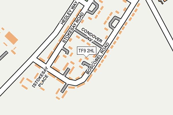 TF9 2HL map - OS OpenMap – Local (Ordnance Survey)