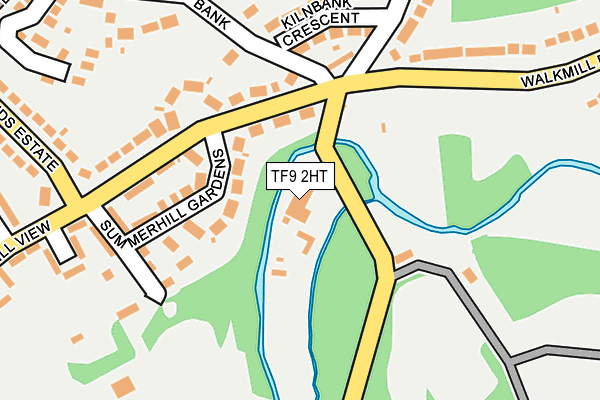 TF9 2HT map - OS OpenMap – Local (Ordnance Survey)