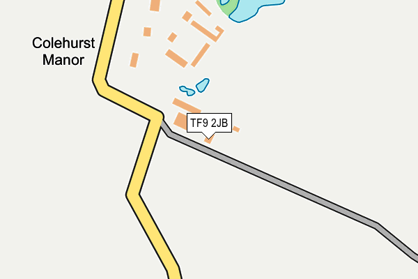 TF9 2JB map - OS OpenMap – Local (Ordnance Survey)