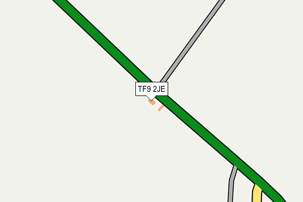 TF9 2JE map - OS OpenMap – Local (Ordnance Survey)