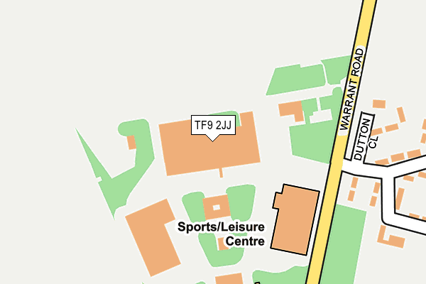 TF9 2JJ map - OS OpenMap – Local (Ordnance Survey)