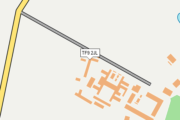 TF9 2JL map - OS OpenMap – Local (Ordnance Survey)