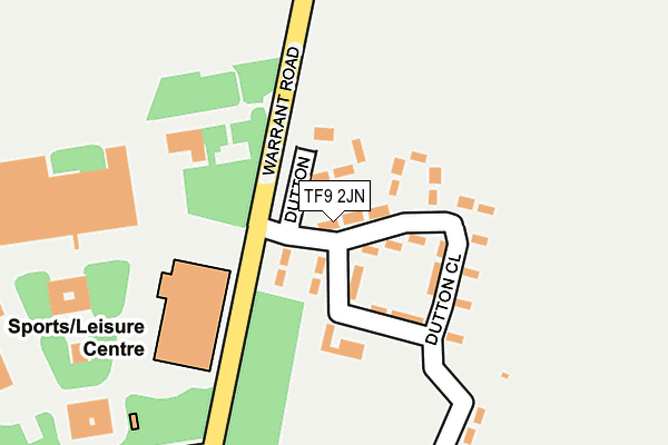 TF9 2JN map - OS OpenMap – Local (Ordnance Survey)