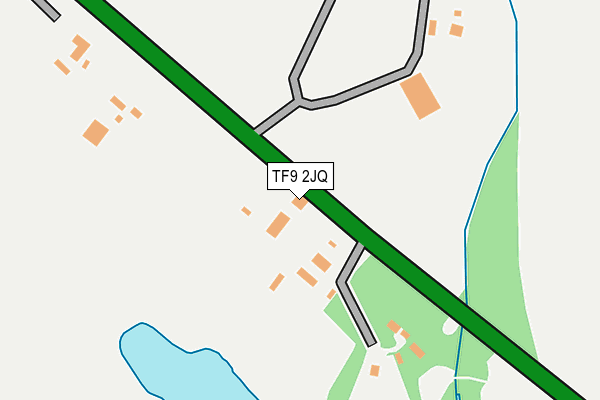TF9 2JQ map - OS OpenMap – Local (Ordnance Survey)