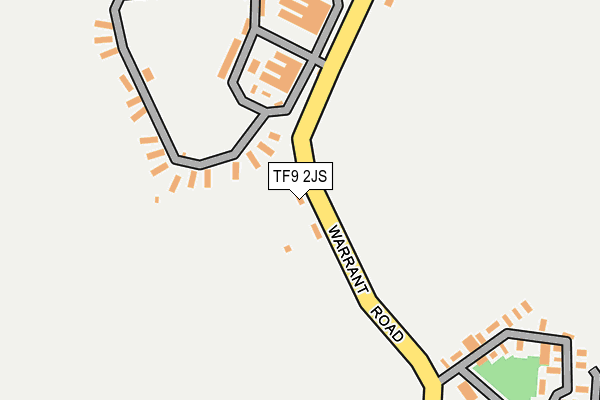 TF9 2JS map - OS OpenMap – Local (Ordnance Survey)