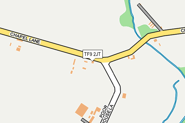 TF9 2JT map - OS OpenMap – Local (Ordnance Survey)