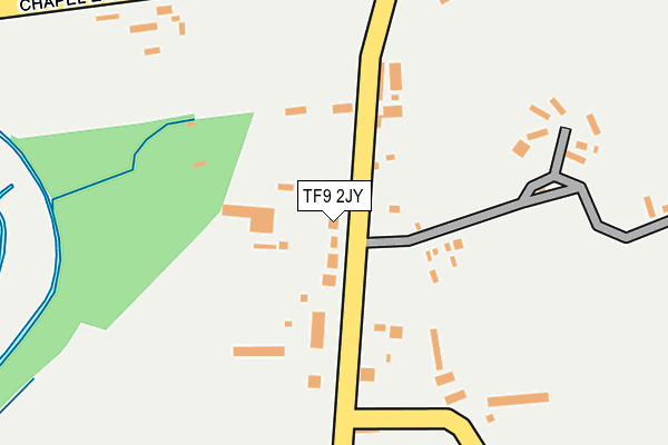 TF9 2JY map - OS OpenMap – Local (Ordnance Survey)
