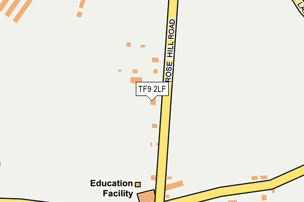 TF9 2LF map - OS OpenMap – Local (Ordnance Survey)