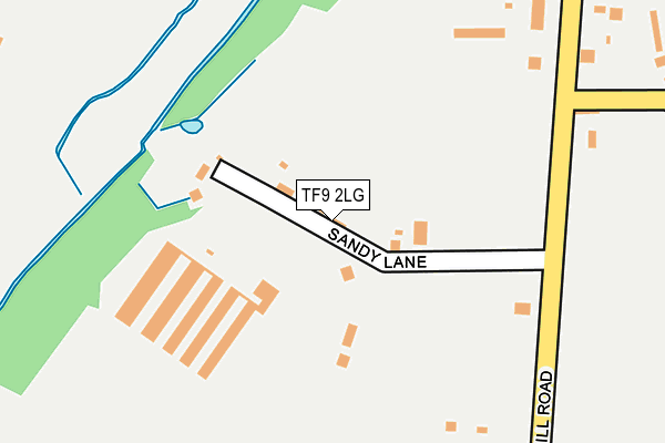 TF9 2LG map - OS OpenMap – Local (Ordnance Survey)