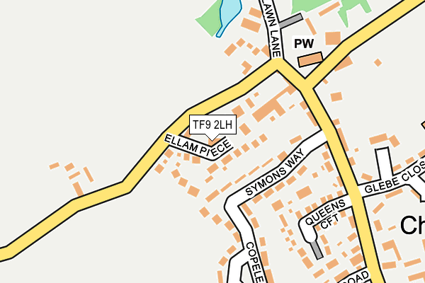 TF9 2LH map - OS OpenMap – Local (Ordnance Survey)