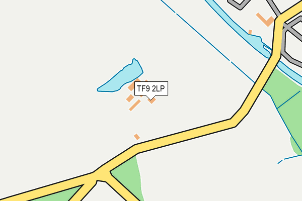 TF9 2LP map - OS OpenMap – Local (Ordnance Survey)