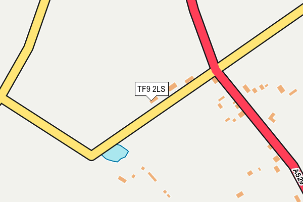 TF9 2LS map - OS OpenMap – Local (Ordnance Survey)