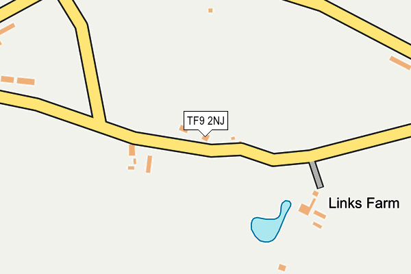 TF9 2NJ map - OS OpenMap – Local (Ordnance Survey)