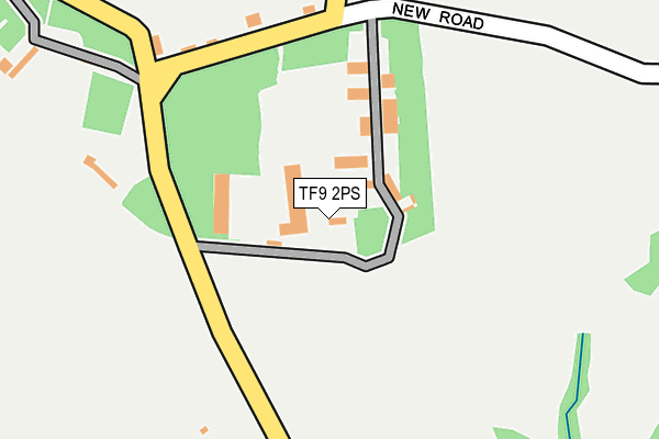 TF9 2PS map - OS OpenMap – Local (Ordnance Survey)