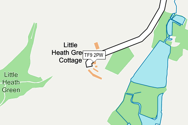 TF9 2PW map - OS OpenMap – Local (Ordnance Survey)