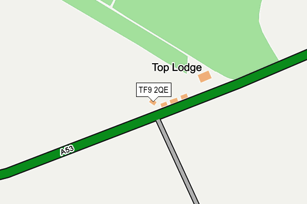TF9 2QE map - OS OpenMap – Local (Ordnance Survey)