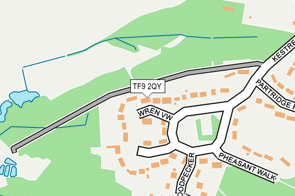 TF9 2QY map - OS OpenMap – Local (Ordnance Survey)