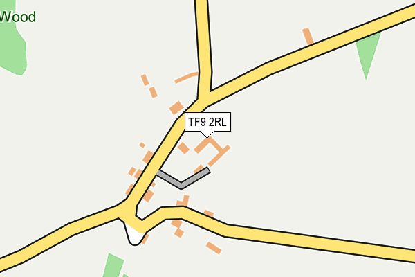 TF9 2RL map - OS OpenMap – Local (Ordnance Survey)