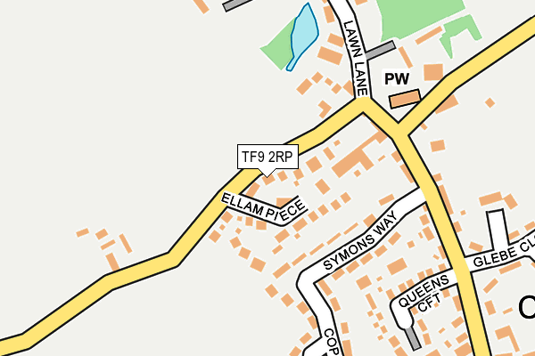 TF9 2RP map - OS OpenMap – Local (Ordnance Survey)