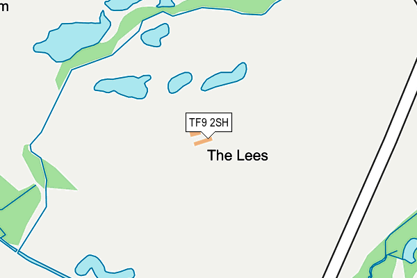 TF9 2SH map - OS OpenMap – Local (Ordnance Survey)