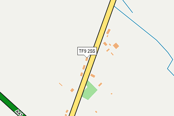 TF9 2SS map - OS OpenMap – Local (Ordnance Survey)