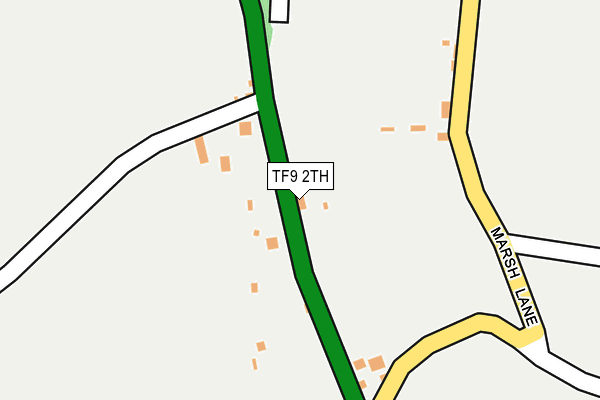 TF9 2TH map - OS OpenMap – Local (Ordnance Survey)