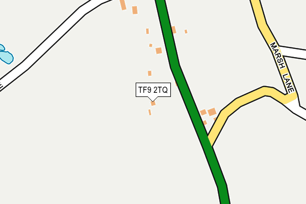 TF9 2TQ map - OS OpenMap – Local (Ordnance Survey)