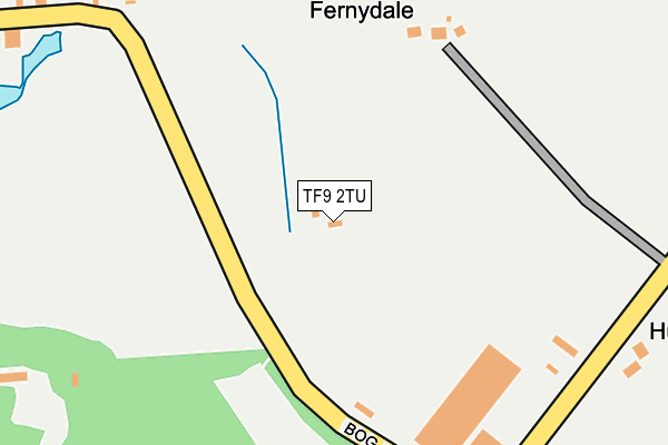 TF9 2TU map - OS OpenMap – Local (Ordnance Survey)