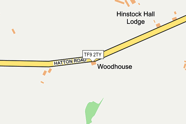 TF9 2TY map - OS OpenMap – Local (Ordnance Survey)