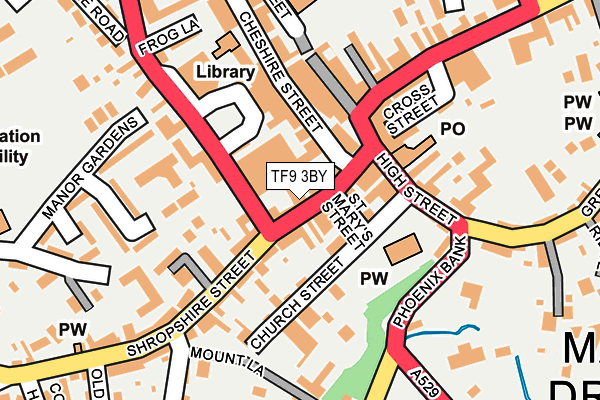 TF9 3BY map - OS OpenMap – Local (Ordnance Survey)