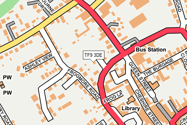 TF9 3DE map - OS OpenMap – Local (Ordnance Survey)