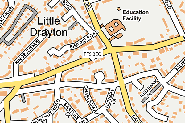 TF9 3EQ map - OS OpenMap – Local (Ordnance Survey)