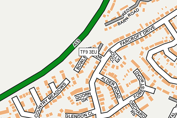TF9 3EU map - OS OpenMap – Local (Ordnance Survey)