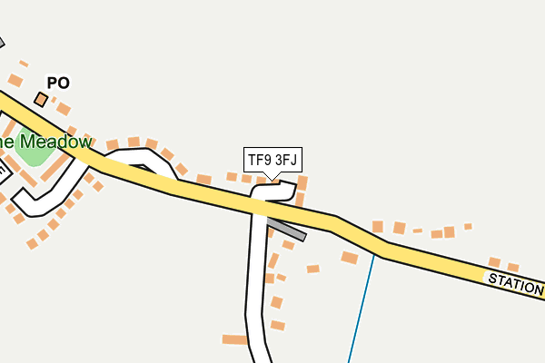 TF9 3FJ map - OS OpenMap – Local (Ordnance Survey)