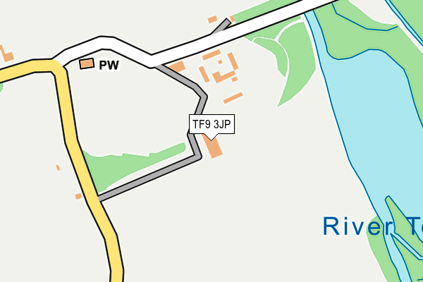 TF9 3JP map - OS OpenMap – Local (Ordnance Survey)