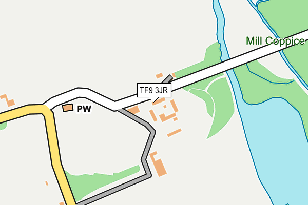 TF9 3JR map - OS OpenMap – Local (Ordnance Survey)