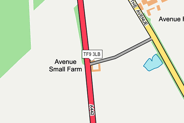 TF9 3LB map - OS OpenMap – Local (Ordnance Survey)