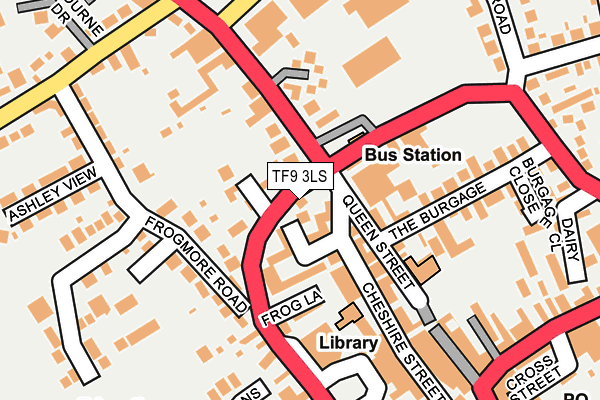 TF9 3LS map - OS OpenMap – Local (Ordnance Survey)