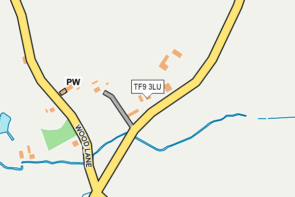 TF9 3LU map - OS OpenMap – Local (Ordnance Survey)