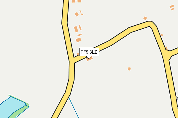 TF9 3LZ map - OS OpenMap – Local (Ordnance Survey)