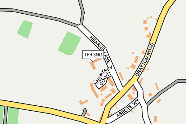 TF9 3NG map - OS OpenMap – Local (Ordnance Survey)