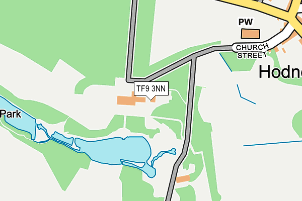 TF9 3NN map - OS OpenMap – Local (Ordnance Survey)