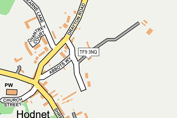 TF9 3NQ map - OS OpenMap – Local (Ordnance Survey)