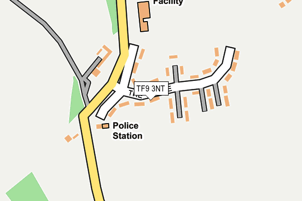 TF9 3NT map - OS OpenMap – Local (Ordnance Survey)