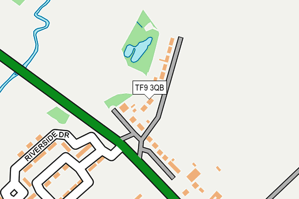 TF9 3QB map - OS OpenMap – Local (Ordnance Survey)